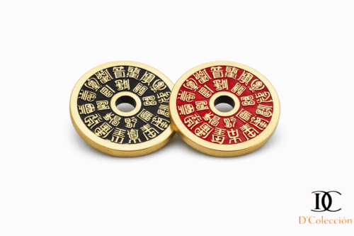 Moneda de Bendición China Hecha a Mano